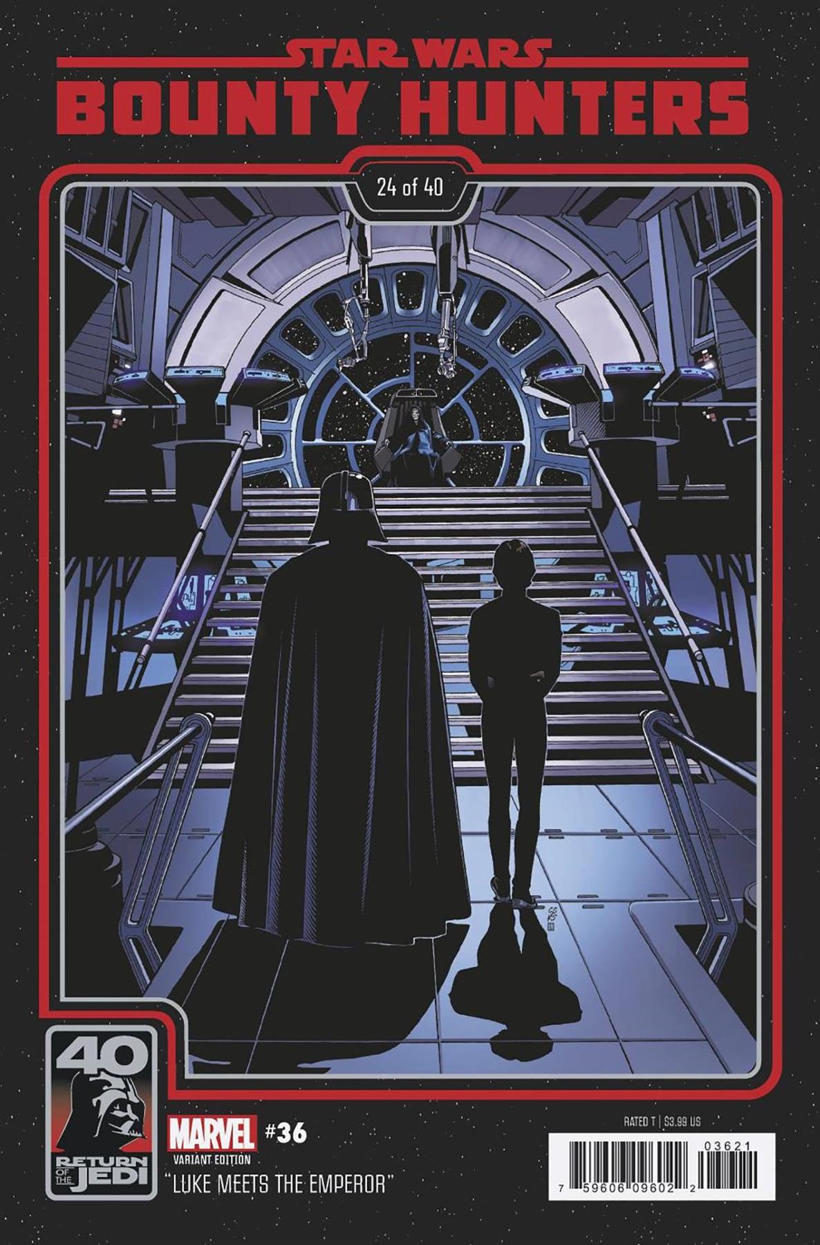 Star Wars Bounty Hunters #36 Return Of Jedi 40th Anniv Var (Return Of Jedi 40th Anniv Var) Marvel Prh Comic Book 2023