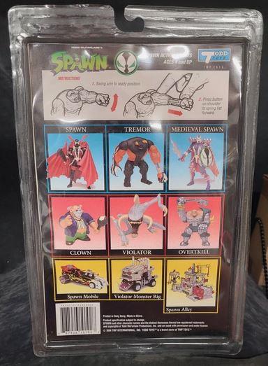 Tremor McFarlane Toys Spawn Series 1 Action Figure W/ Comic Book - 1994
