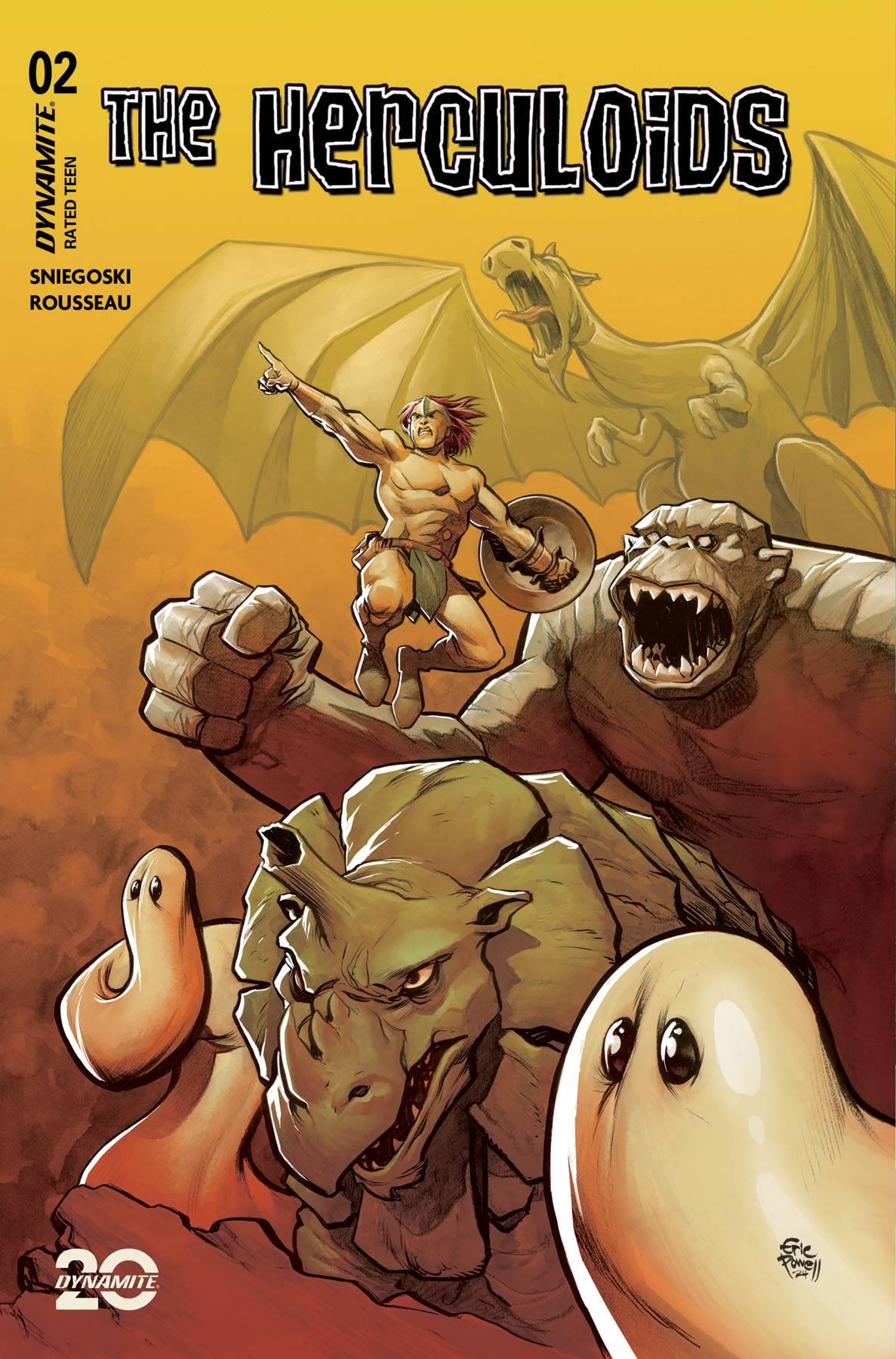Herculoids #2 Cvr E Powell Dynamite Comic Book