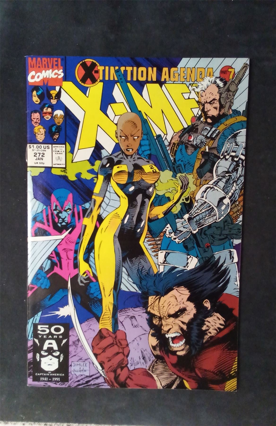 The Uncanny X-Men #272 1991 marvel Comic Book