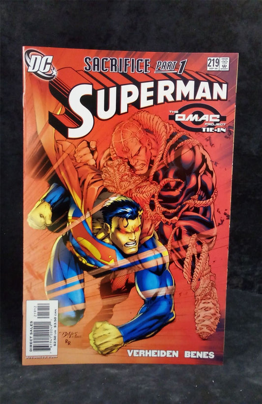 Superman #219 Second Print Cover 2005 DC Comics Comic Book