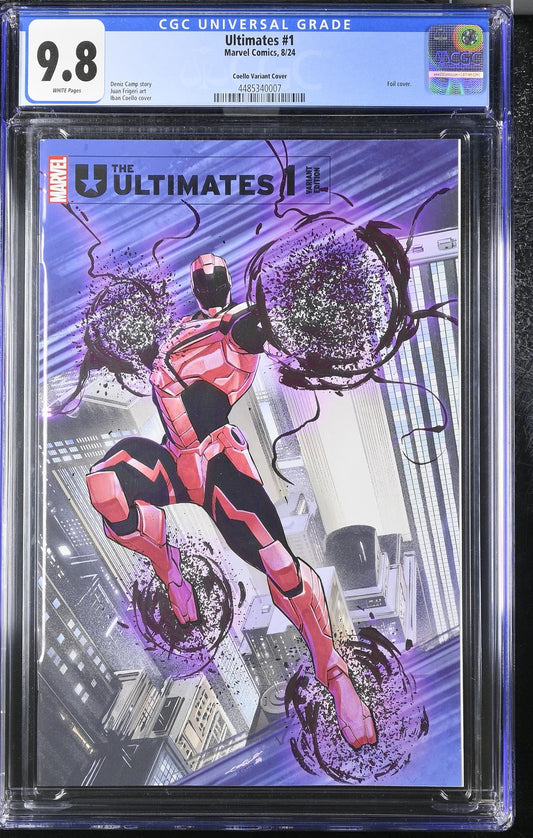 Ultimates #1 Marvel Comics Coello Varient CGC 9.8 Graded Comic Book