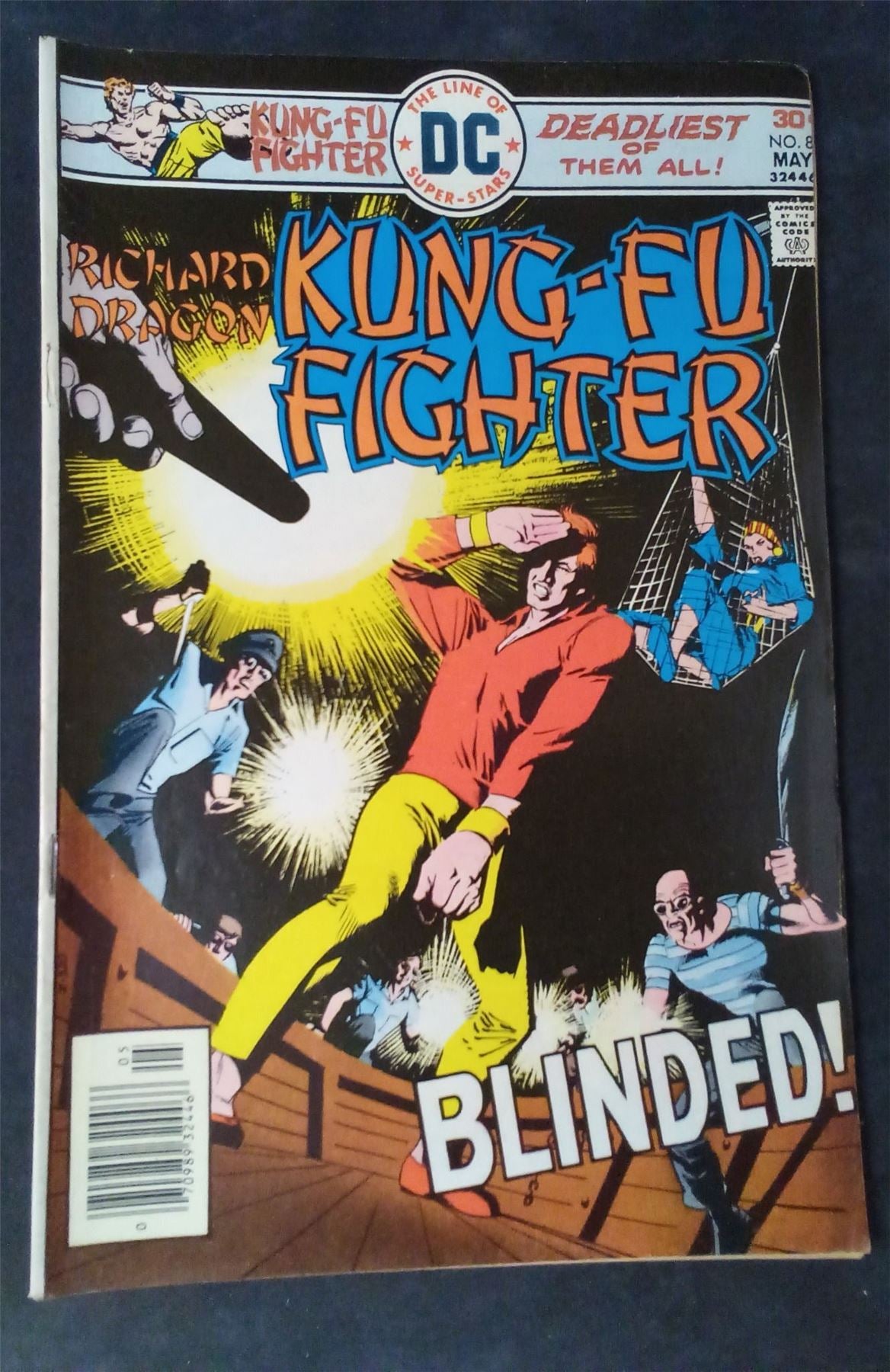 Richard Dragon, Kung Fu Fighter #8 1976 dc-comics Comic Book