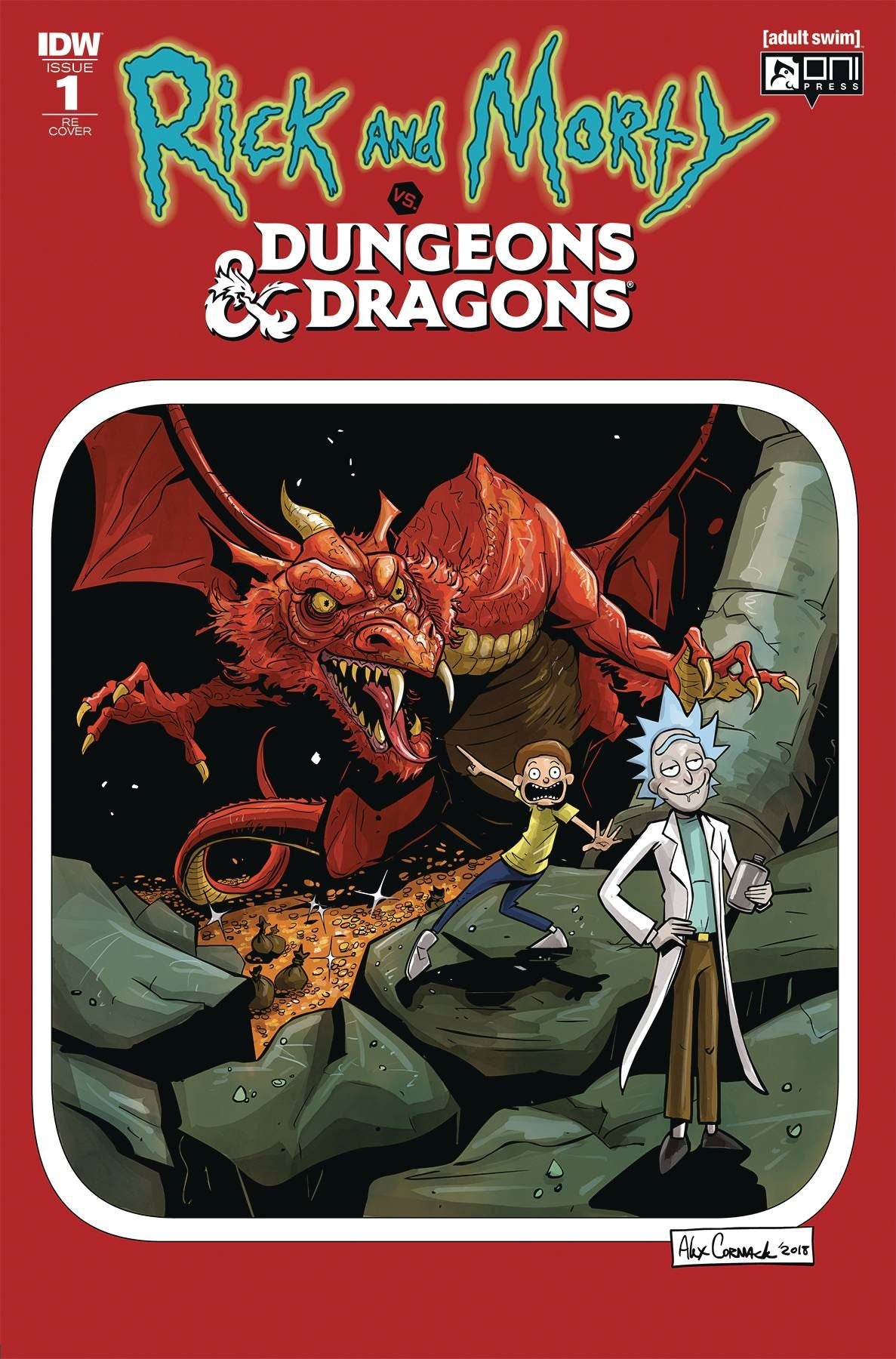 Rick & Morty Vs Dungeons & Dragons Dir Cut #1 () Idw Publishing Comic Book