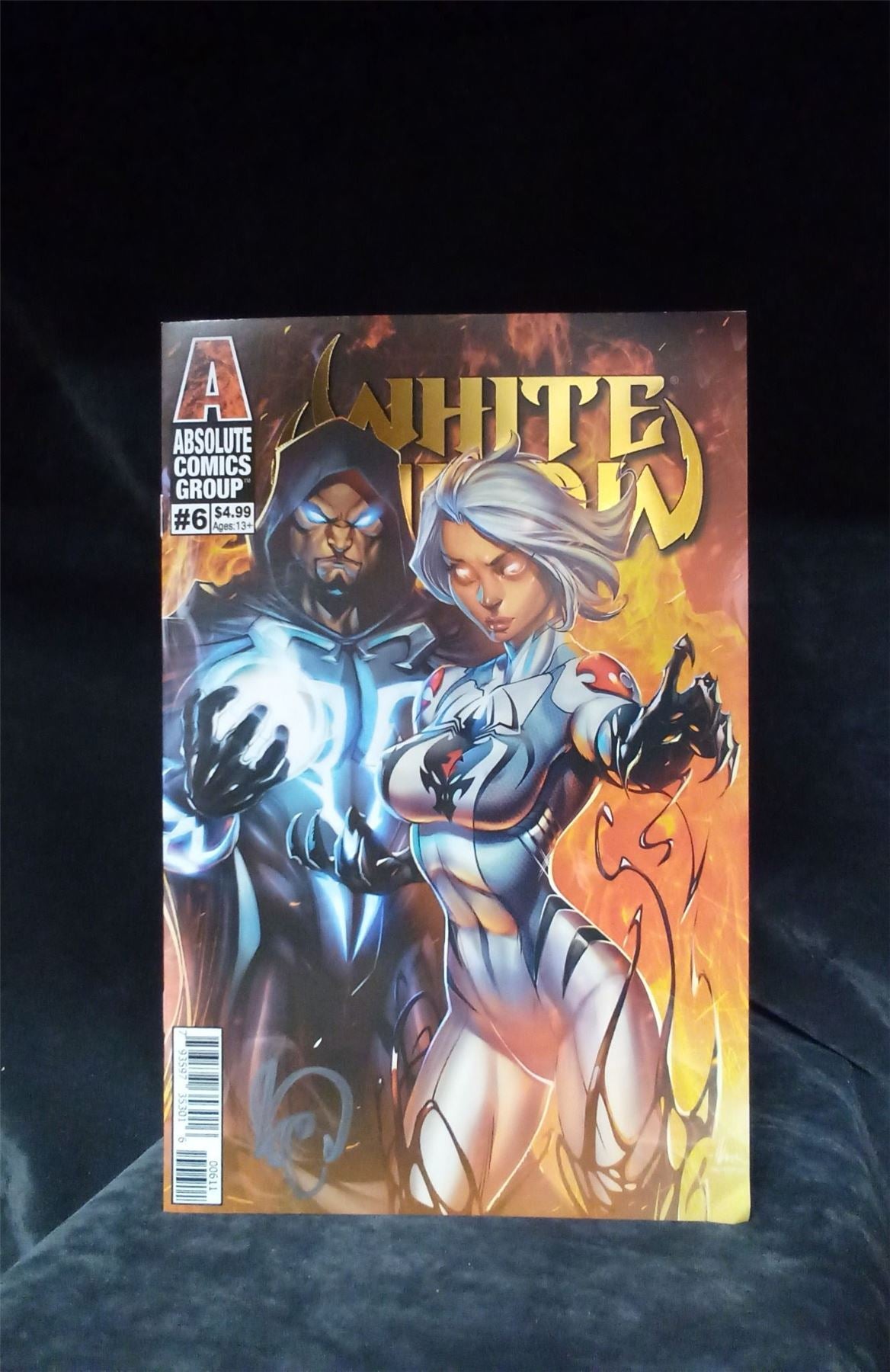 White Widow #6 signed by Benny Powell 2021  Comic Book