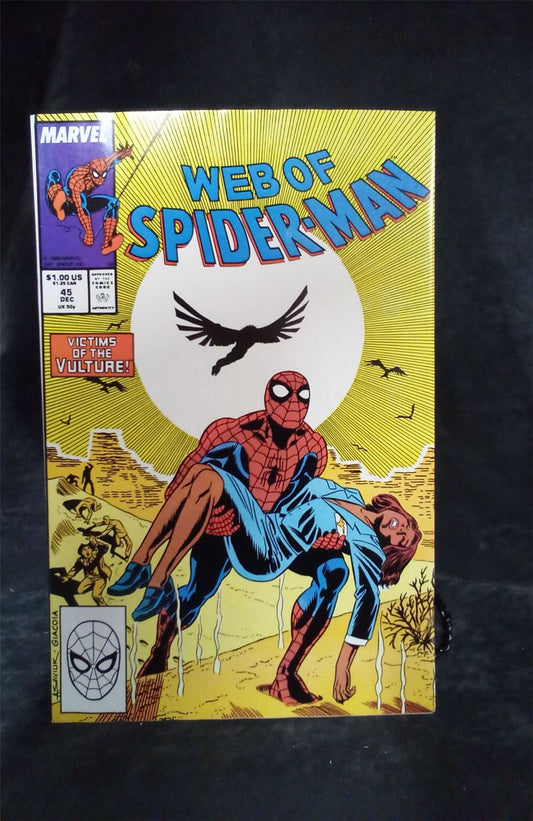 Web of Spider-Man #45 1988 Marvel Comics Comic Book