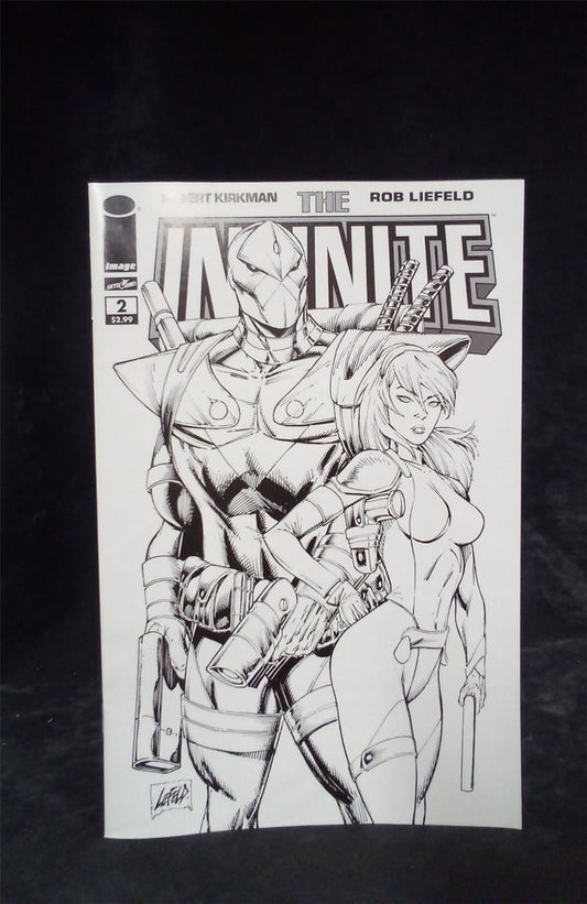 The Infinite #2 B&W Sketch Art Cover Image Comics Comic Book
