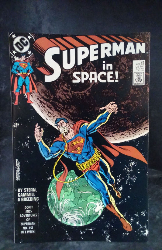 Superman #28 1989 DC Comics Comic Book