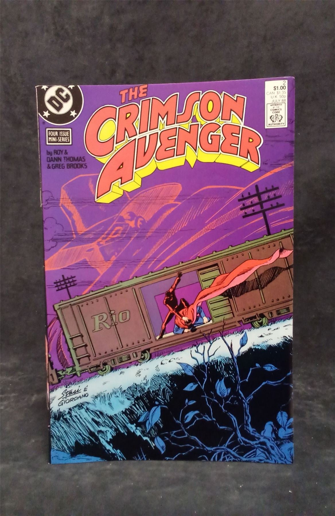 Crimson Avenger #2 1988 DC Comics Comic Book