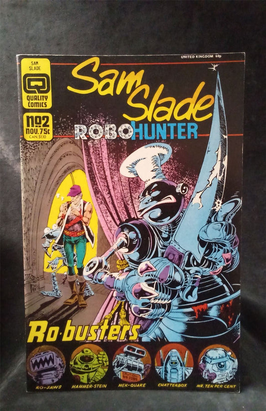 Sam Slide, Robo-Hunter #2 1986  Comic Book