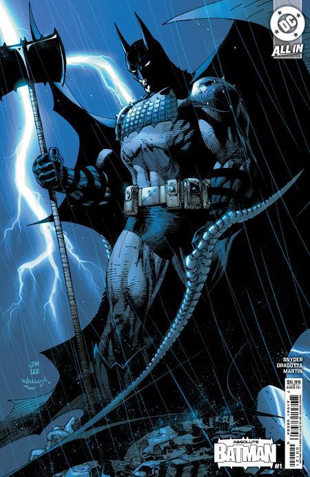 Absolute Batman #1 Cvr C Jim Lee Card Stock Var DC Comics Comic Book