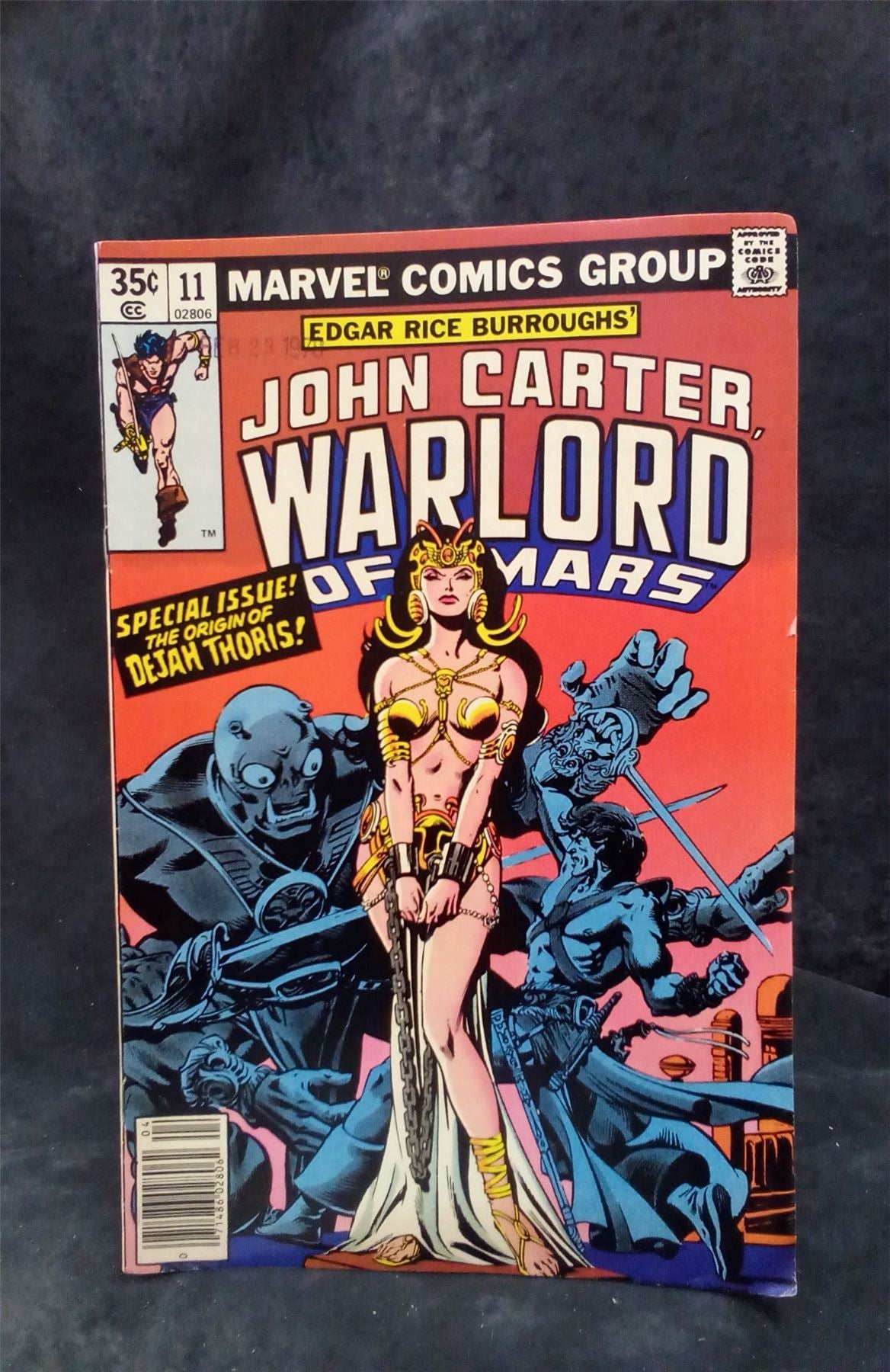 John Carter Warlord of Mars #11 1978 Marvel Comics Comic Book