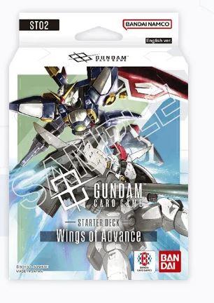 Gundam Card Game Starter Deck 02 Wings of Advance [ST02] TCG By Bandai