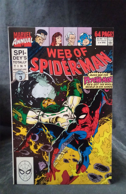 Web of Spider-Man Annual #6 1990 Marvel Comics Comic Book