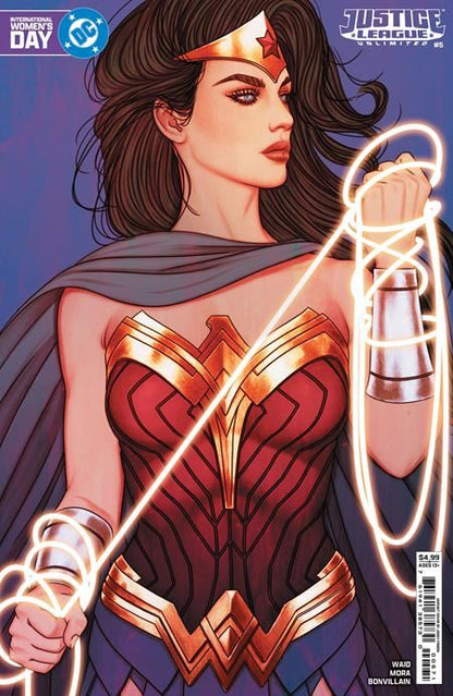 Justice League Unlimited #5 Cvr E Jenny Frison International Womens Day Wonder Woman Card Stock Var  DC Comics Comic Book