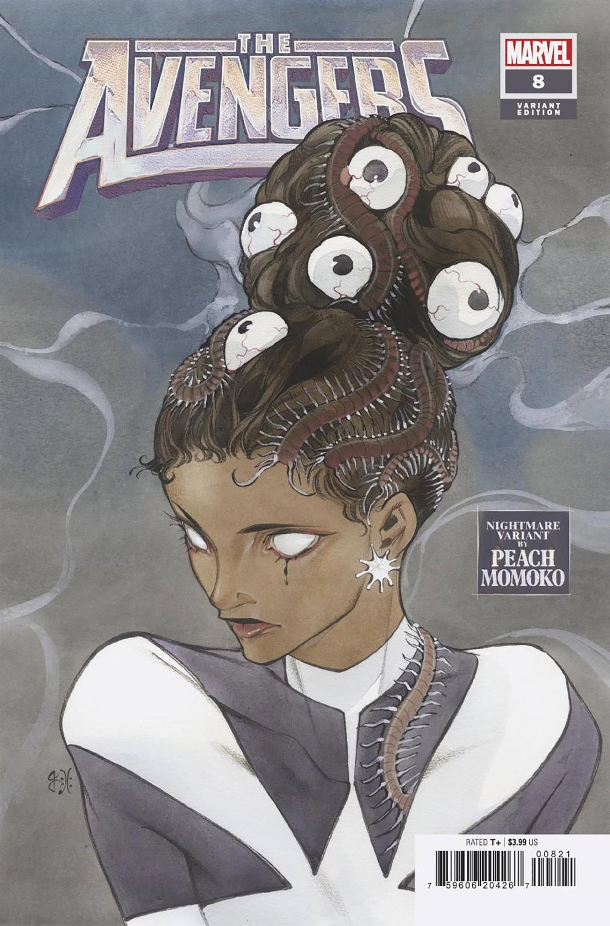 Avengers #8 Peach Momoko Nightmare Var (Peach Momoko Nightmare Var) Marvel Prh Comic Book 2023