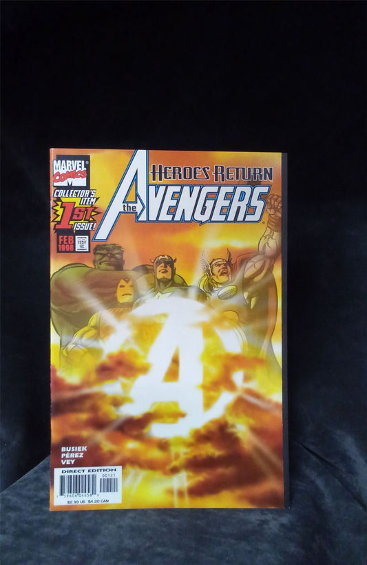 Avengers #1 Sunburst Cover 1998 Marvel Comics Comic Book