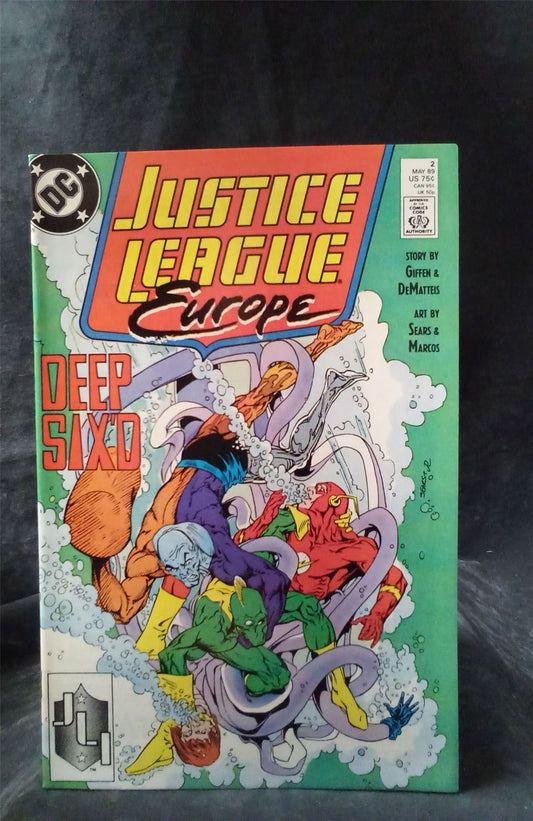 Justice League Europe #2 1989 DC Comics Comic Book