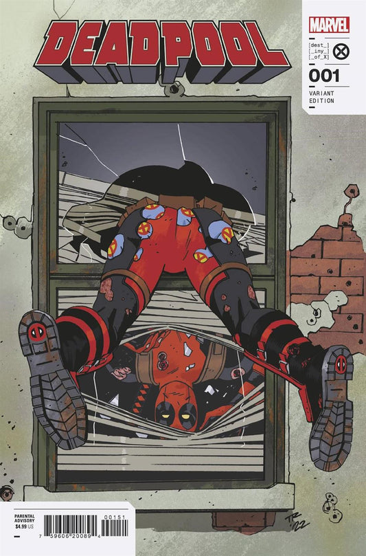 Deadpool #1 Reilly Window Shades Var (Reilly Window Shades Var) Marvel Prh Comic Book 2022