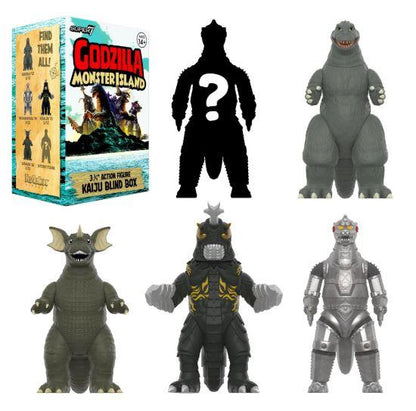 Toho Blind Box Wave 07 Blind Box Flat Godzilla Monster Island by Super7