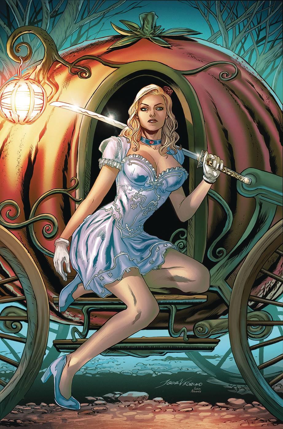 Gft 20th Anniv 2025 Fairy Tale Pinup Spec Cvr B Vitorino Zenescope Entertainment Inc Comic Book