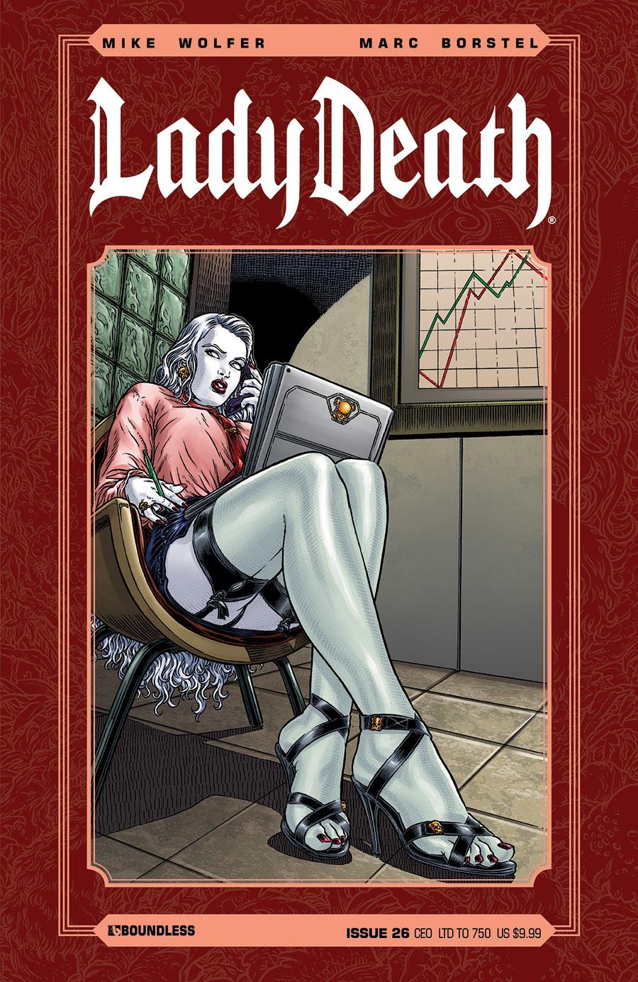 Lady Death (2010) Dominate Bag Set (5ct) Boundless Comics Comic Book