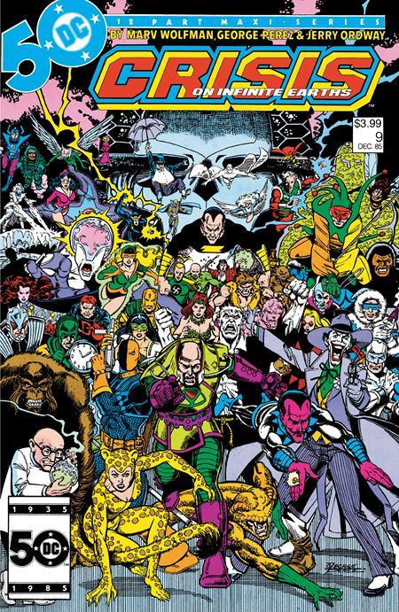 Crisis On Infinite Earths #9 Facsimile Edition Cvr A George Perez DC Comics Comic Book