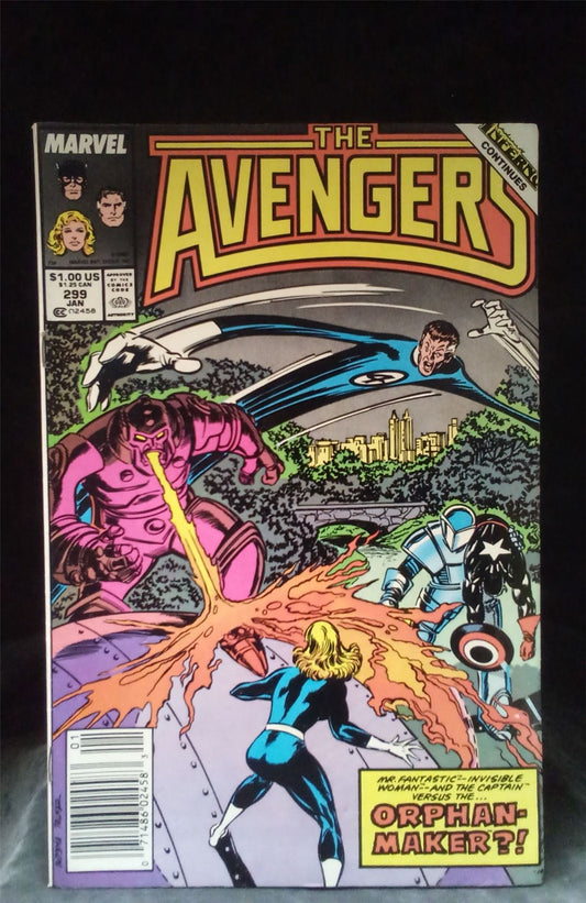 The Avengers #299 1989 Marvel Comics Comic Book