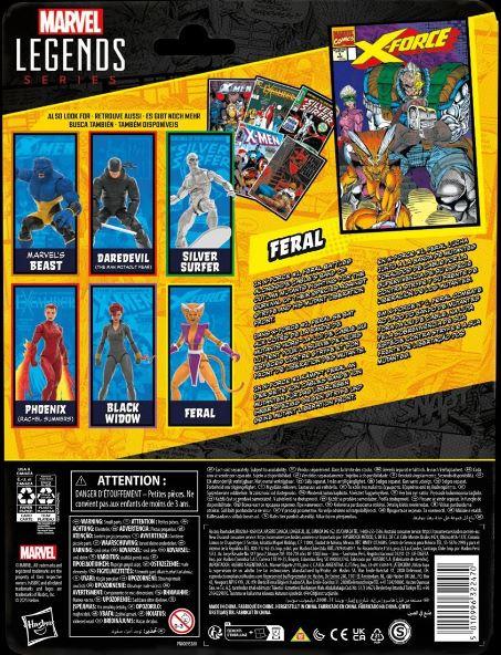 X-Men X-Force Marvel Legends Series Feral 6-Inch Action Figure by Hasbro