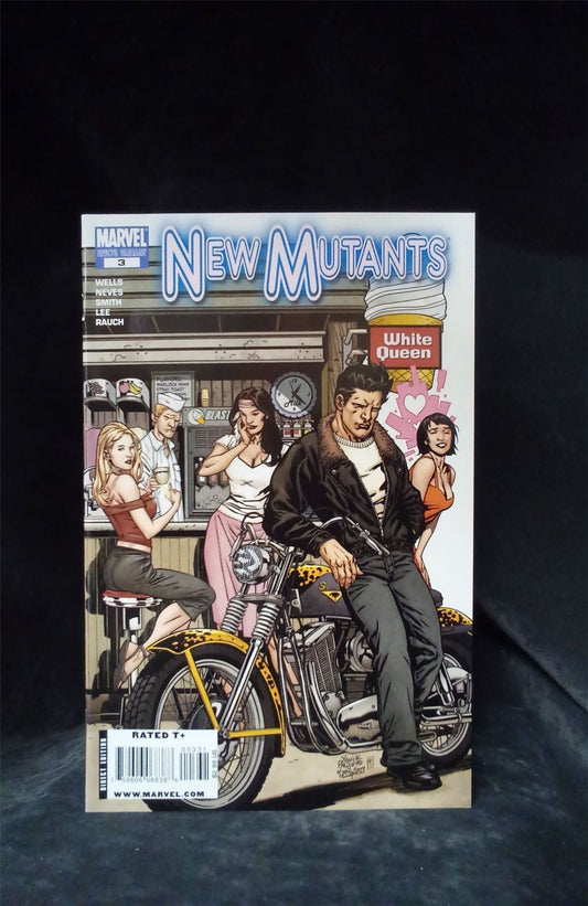 New Mutants #3 50s Cover 2009 Marvel Comics Comic Book