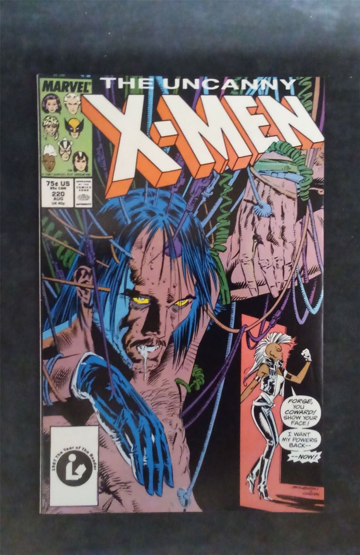 The Uncanny X-Men #220 1987 marvel Comic Book