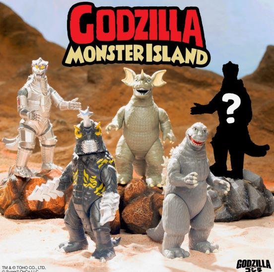 Toho Blind Box Wave 07 Blind Box Flat Godzilla Monster Island by Super7