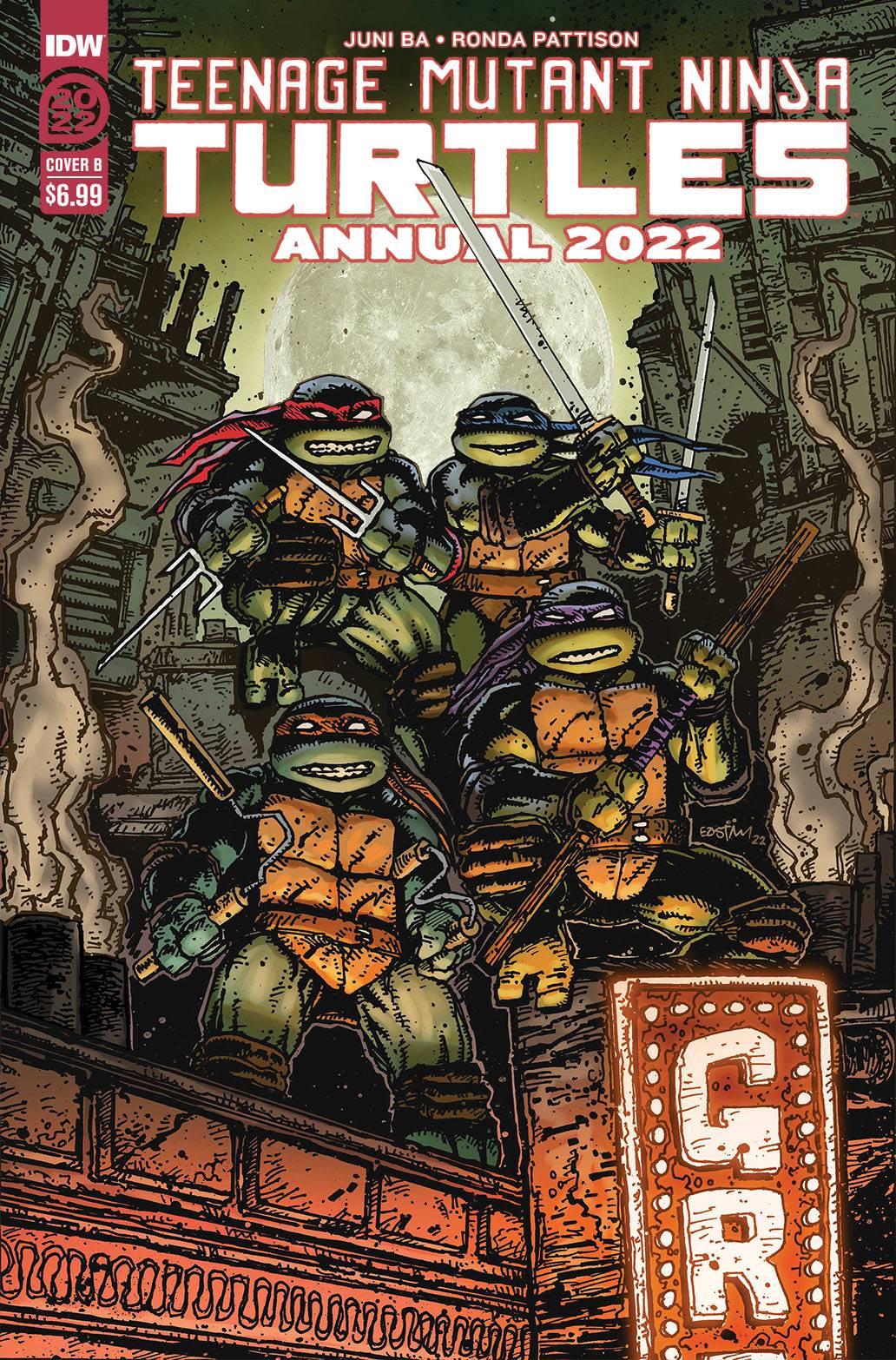 Tmnt Annual 2022 Cvr B Eastman Idw Publishing Comic Book