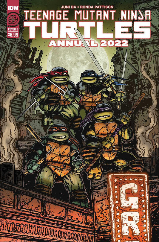 Tmnt Annual 2022 Cvr B Eastman Idw Publishing Comic Book