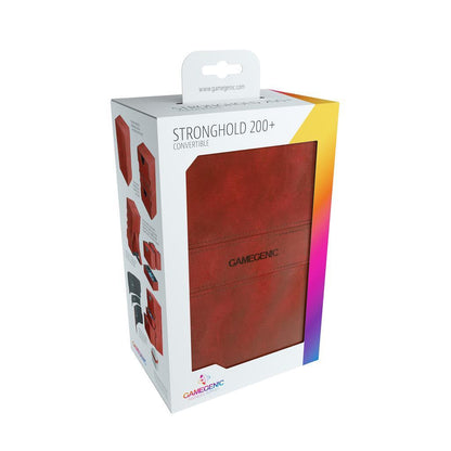Stronghold Deck Box 200+ Red TCG Gamegenic