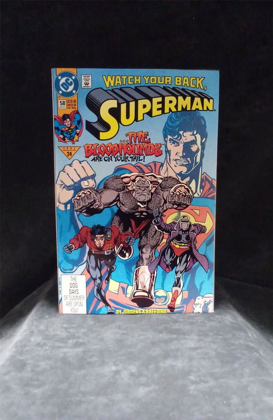 Superman #58 1991 DC Comics Comic Book