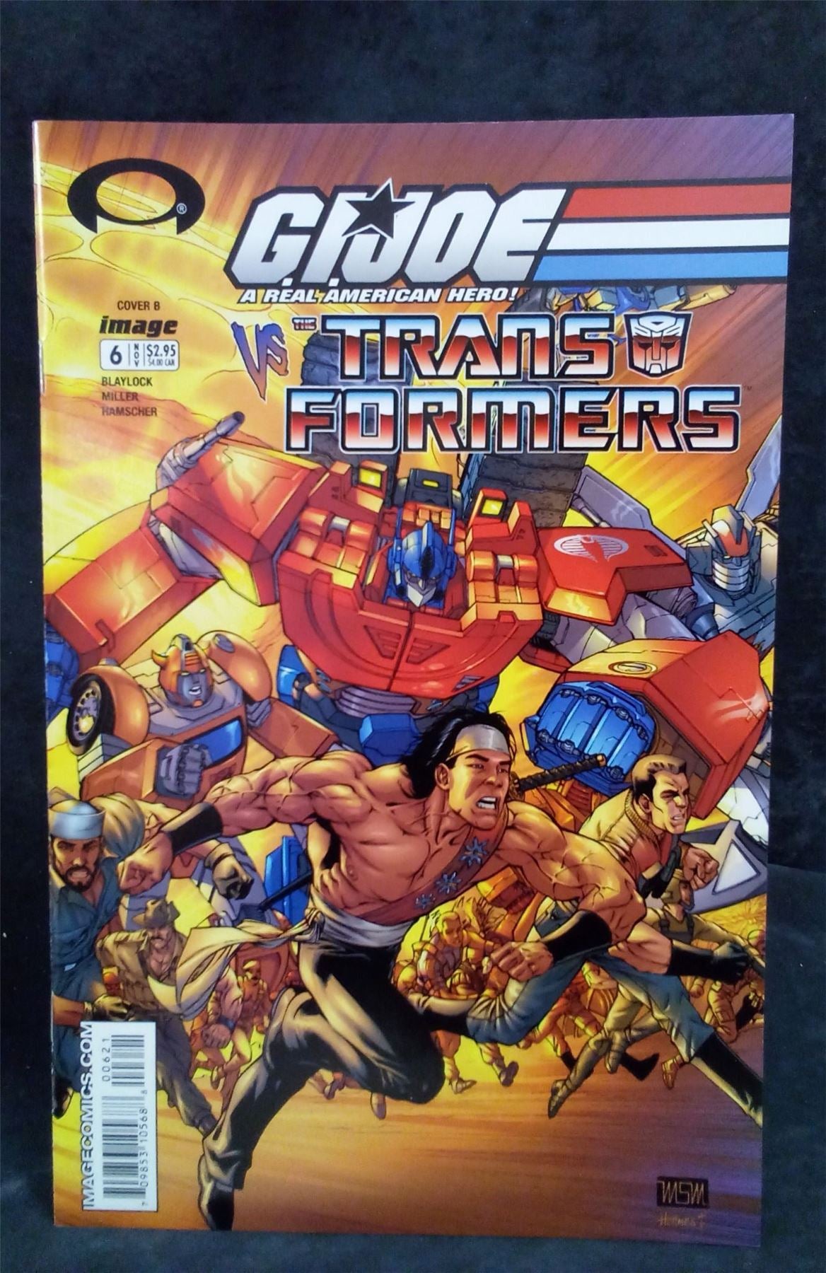 G.I. Joe vs. The Transformers #6 Miller Cover 2003 Image Comics Comic Book