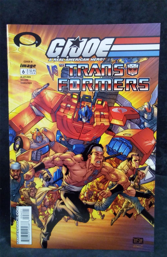 G.I. Joe vs. The Transformers #6 Miller Cover 2003 Image Comics Comic Book