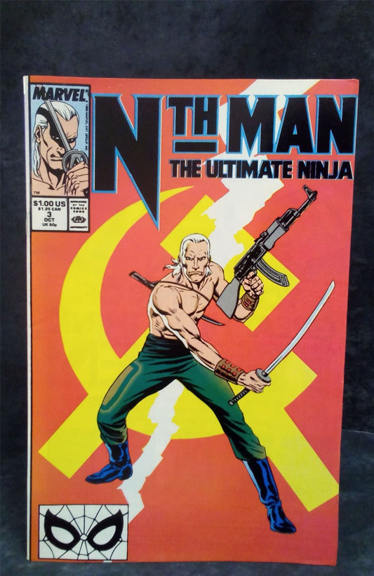 Nth Man the Ultimate Ninja #3 1989 Marvel Comics Comic Book