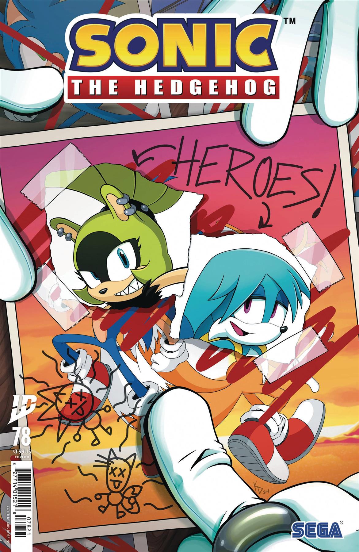 Sonic The Hedgehog #78 Cvr B Dobbins Cvr B Dobbins Idw-prh Comic Book 2025