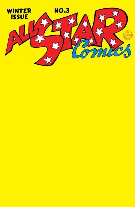 All-star Comics #3 Facsimile Edition Cvr C Blank Card Stock Var DC Comics Comic Book