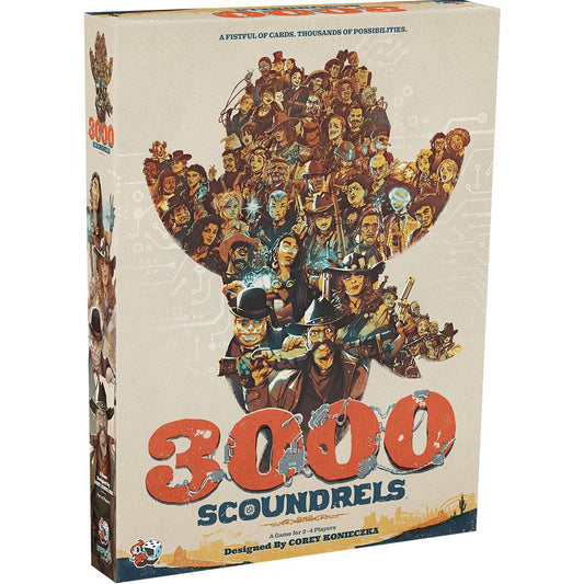 3,000 Scoundrels Board Game by Unexpected Games