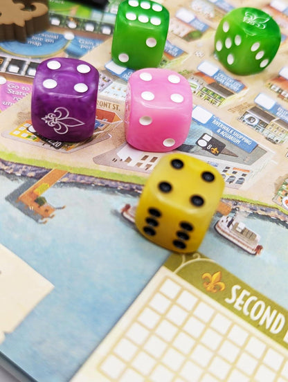 French Quarter - Loaded Roll and Write Dice Game by 25th Century Games