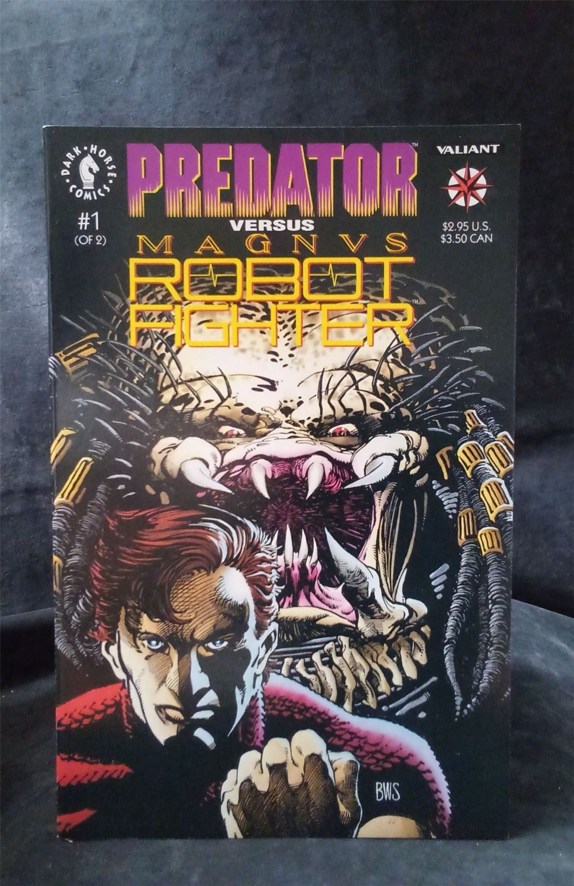 Predator vs. Magnus Robot Fighter #1 1992  Dark Horse Comic Book