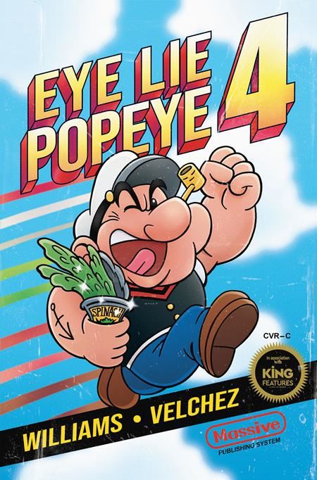 EYE LIE POPEYE #4 CVR C RICHARDSON VIDEO GAME HOMAGE VAR  Massive Publishing Comic Book 2025