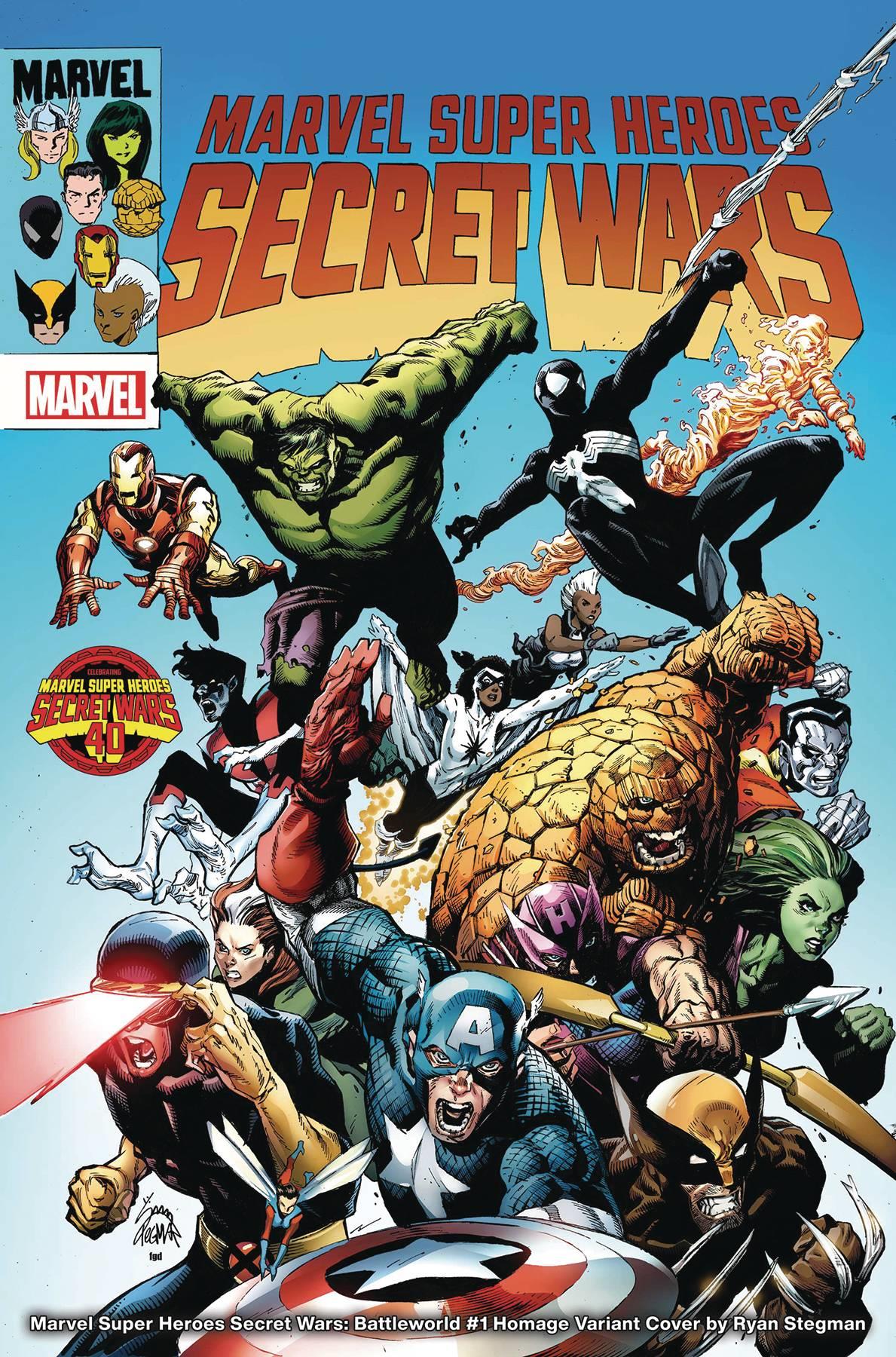 Msh Secret Wars Battleworld #1 Ryan Stegman Var (Ryan Stegman Var) Marvel Prh Comic Book 2023