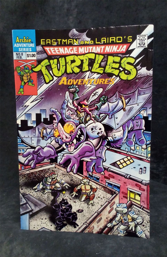 Teenage Mutant Ninja Turtles Adventures #8 1990 archie comics Comic Book