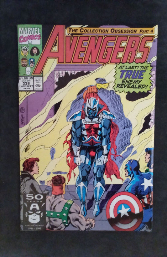 The Avengers #338 1991 marvel Comic Book