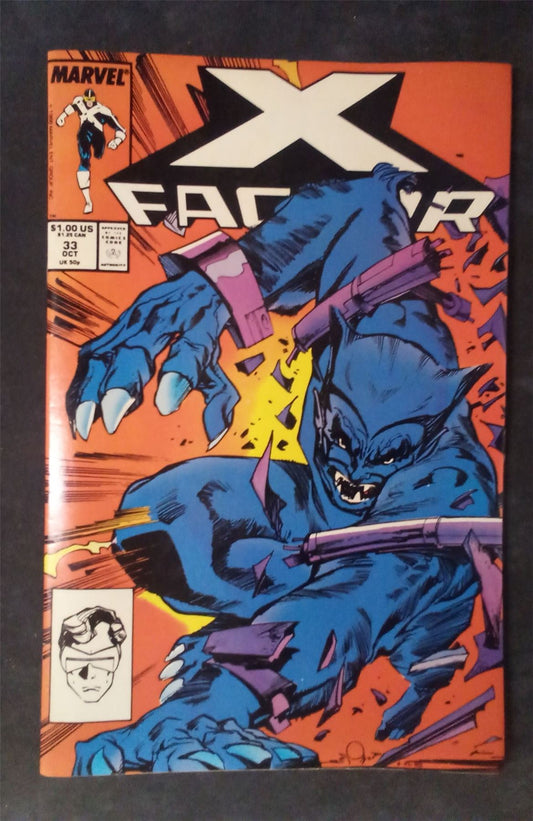 X-Factor #33 1988 marvel Comic Book