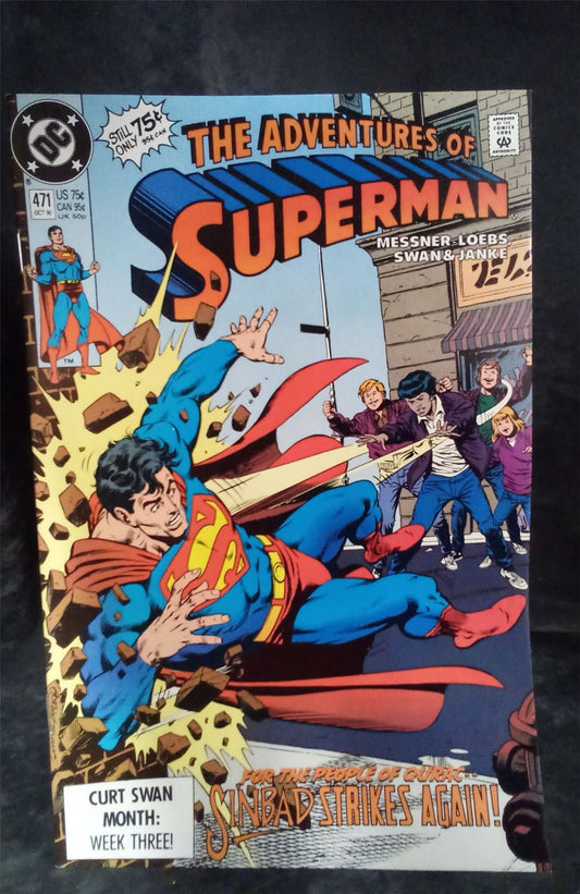 Adventures of Superman #471 1990 DC Comics Comic Book